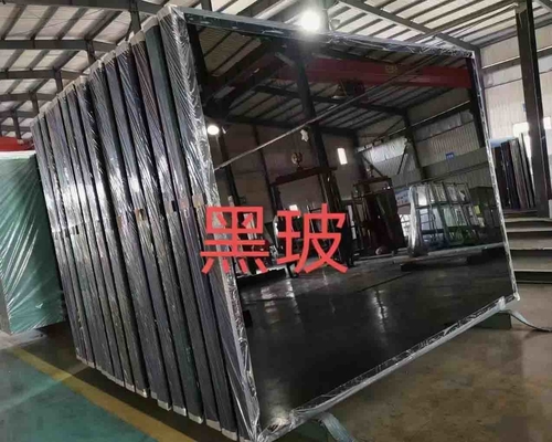 プロフェッショナル 工場 オーダーメイド 防護 染色 黒 グレー 原料 自動車 天井 レンガ 4 フィート x 8 フィート 平板 ガラス