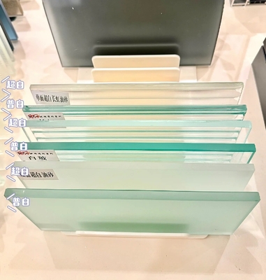 2mm~19mmの透明度のあるガラス